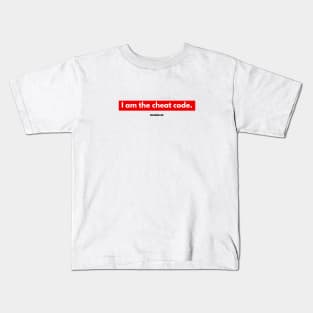 I am the cheat code - Light Kids T-Shirt